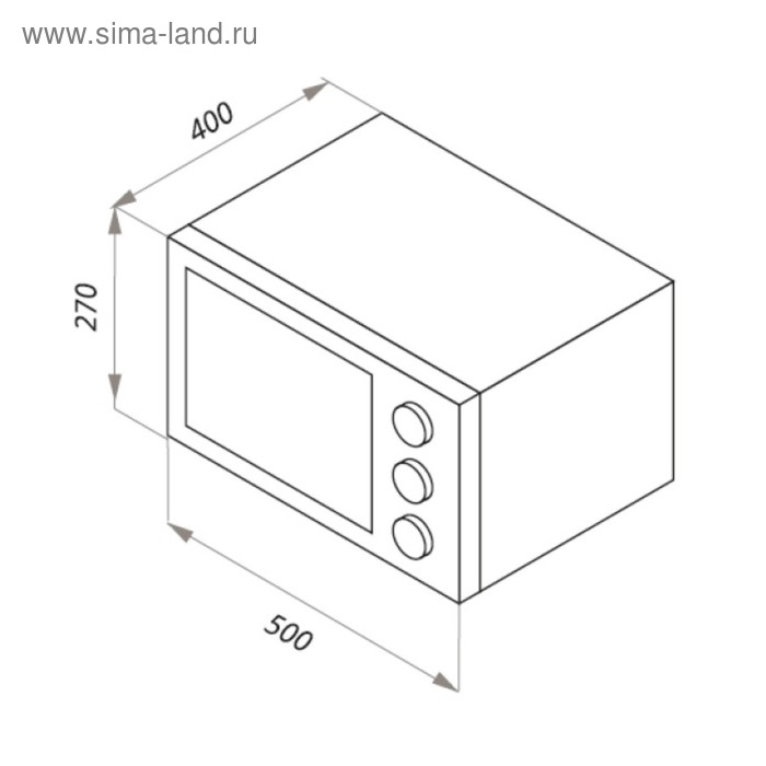 

Мини-печь Maunfeld СEMOB.363.S1, 1300 Вт, 3 режима, 36 л, чёрная/серебристая