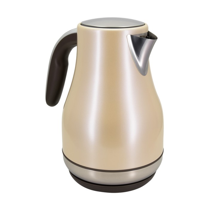 Чайник Maunfeld MFK-794BG, 1.7 л, 2200 Вт, съёмный фильтр, бежевый