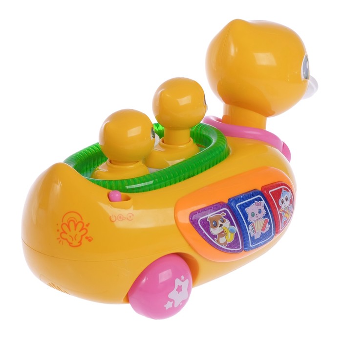 Развивающая игрушка «Уточка с утятами», световые и звуковые эффекты, двигается