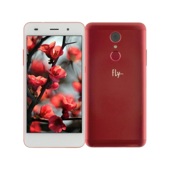 Смартфон Fly FS518 Red LTE 5,0" IPS, 1920*1280, 16Gb, 2Gb RAM, 13Mp+5Mp