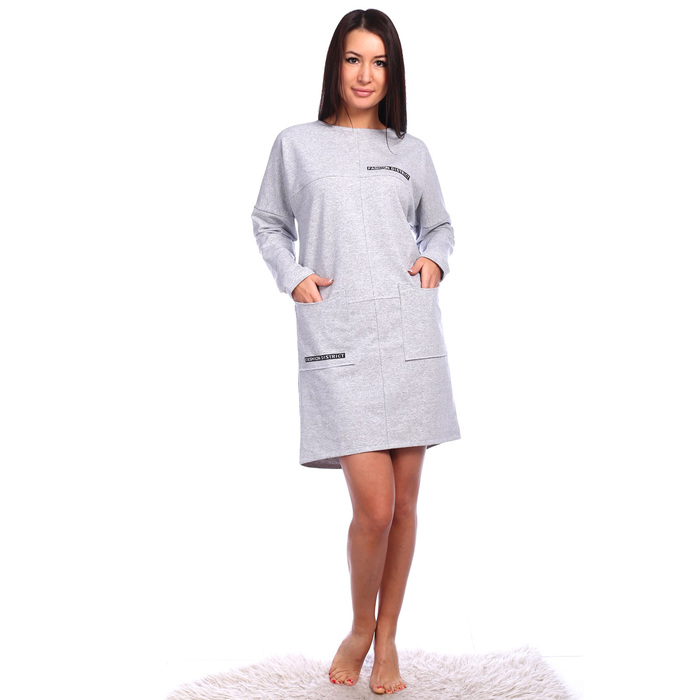 Платье женское Астория цвет светло-серый, р-р 44