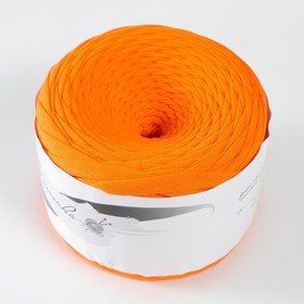 

Пряжа трикотажная широкая 100м/320±30гр, ширина нити 7-8 мм (оранж.)