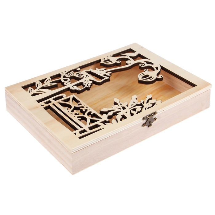 Шкатулка дерево для росписи "Парк" 19х26,5х4 см