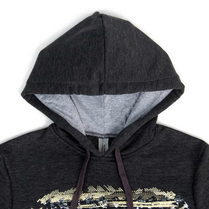 Джемпер (толстовка) мужской 2007 цвет тёмно-серый, р-р 48