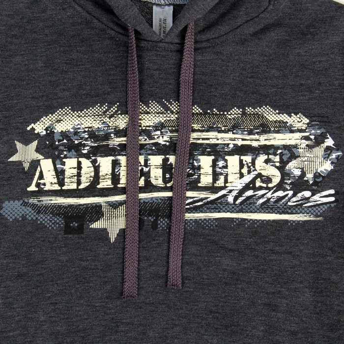 Джемпер (толстовка) мужской 2007 цвет тёмно-серый, р-р 52