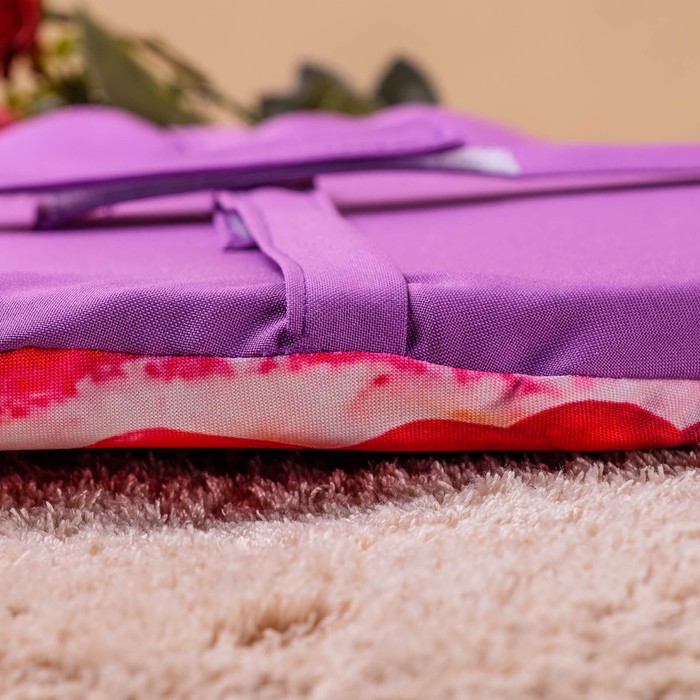 Подушка на стул «Гранат", струттофайбер, диаметр 40см, высота 3см, п/э 100%