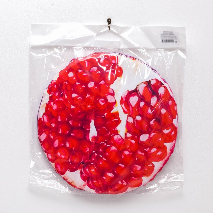 Подушка на стул «Гранат", струттофайбер, диаметр 40см, высота 3см, п/э 100%