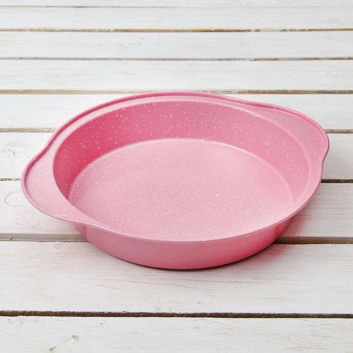 Форма для выпечки "Круг. Мраморный зефир" 28х24,5х3,5 см, антипригарное покрытие