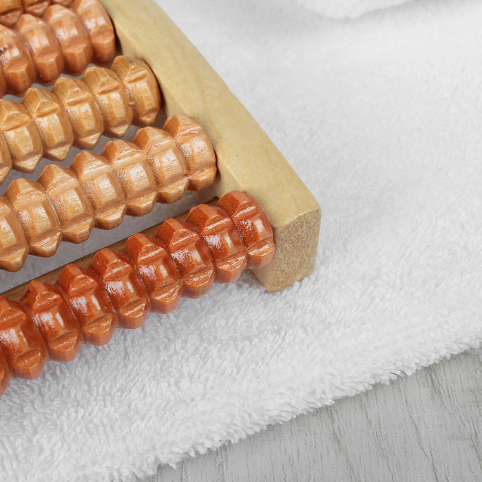 Массажёр деревянный для ног "Ножное счастье", 6 рядов