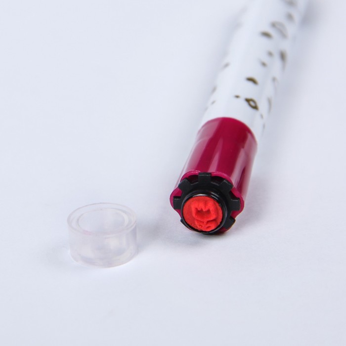 Фломастеры 24цв Полоски в пластиковом контейнере вентилируемый колпачок с штампами МИКС