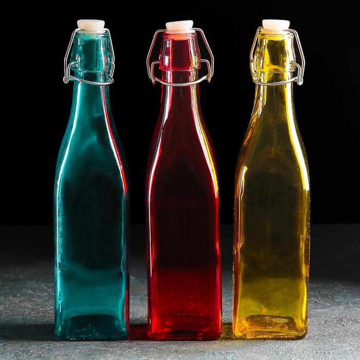 Бутыль для масла 550 мл "Галерея", цвета МИКС