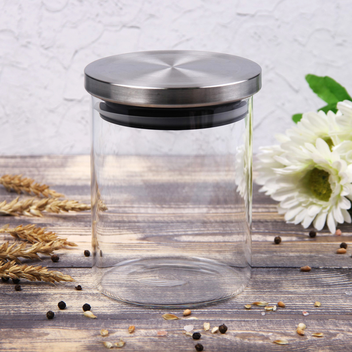 Банка для сыпучих продуктов 760 мл "Стиль"