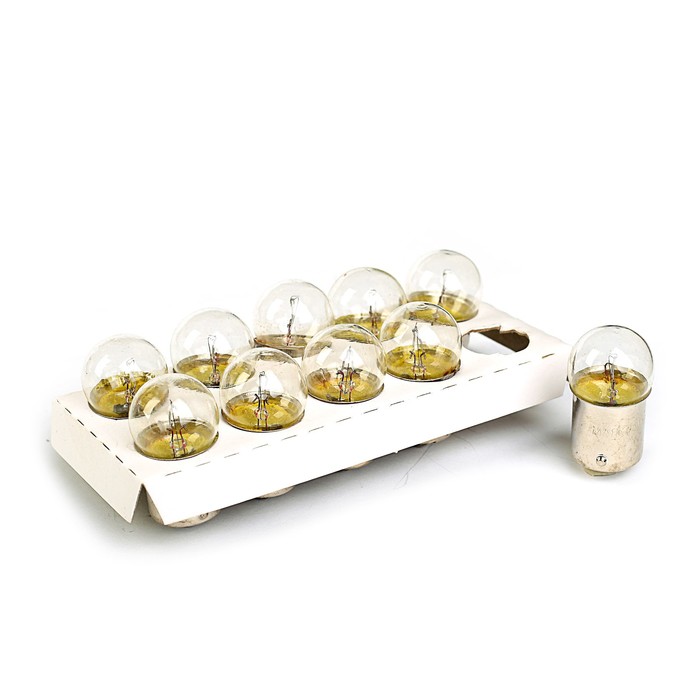 Автолампа 24 В, R10W (BA15S) габариты 62410/84210 ( фасовка по 10шт.)