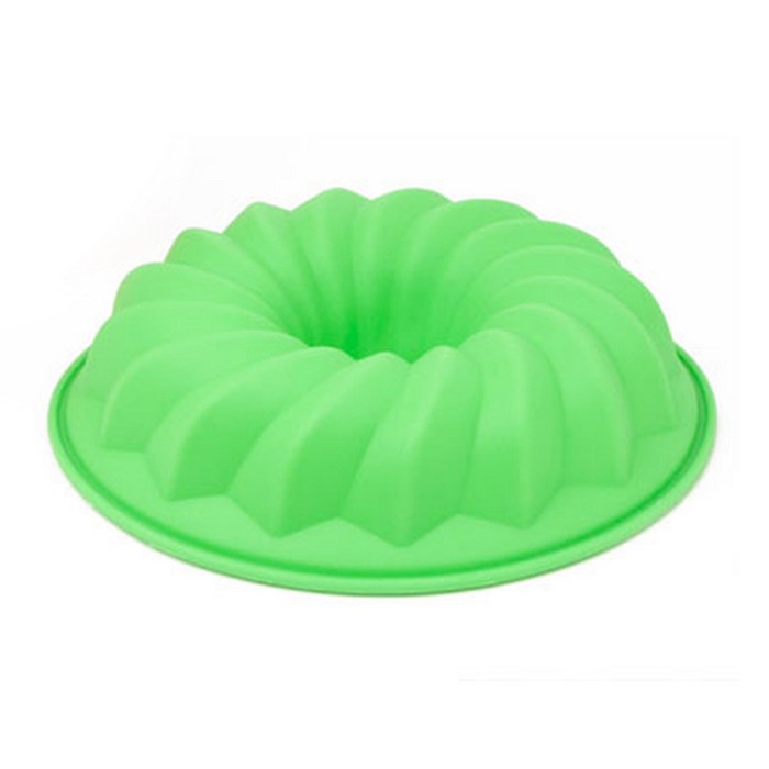 Силиконовая форма "ВЕНОК" для кексов и пирогов, 25х6 см, цвет МИКС