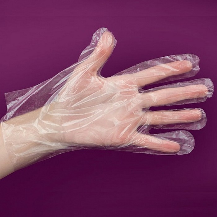 Перчатки одноразовые, М, 50 шт, 8,7 мкм