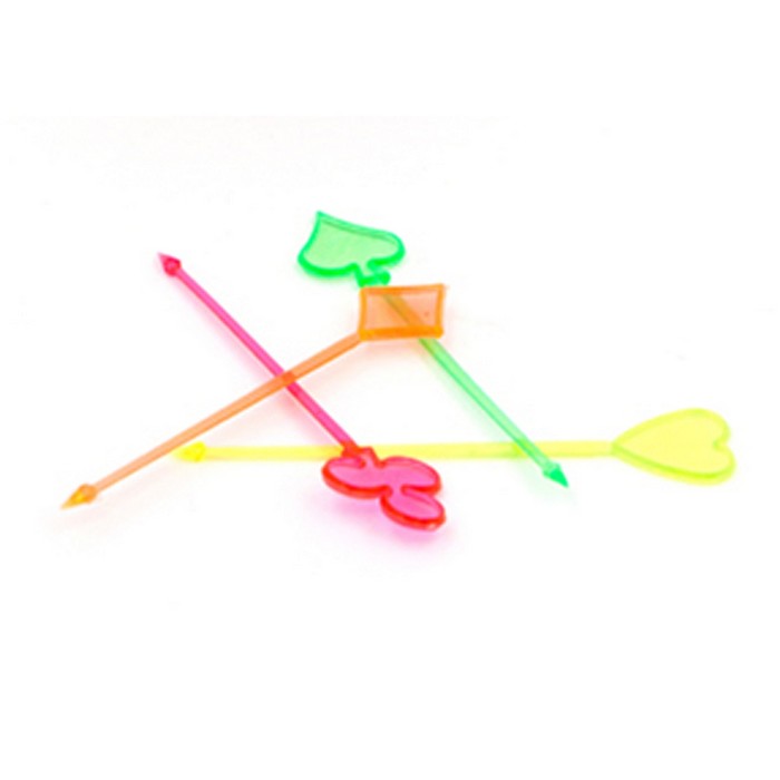 Декоративные пики "КАРТЫ", 9 см, 35 шт, цвет МИКС