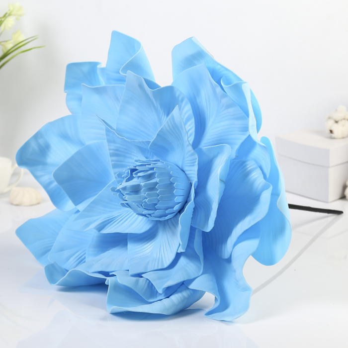 Цветы для фотосессий "Астра" голубая 50х50х40 см