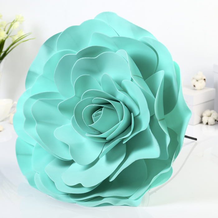 Цветы для фотосессий "Роза" мятная 50х50х40 см