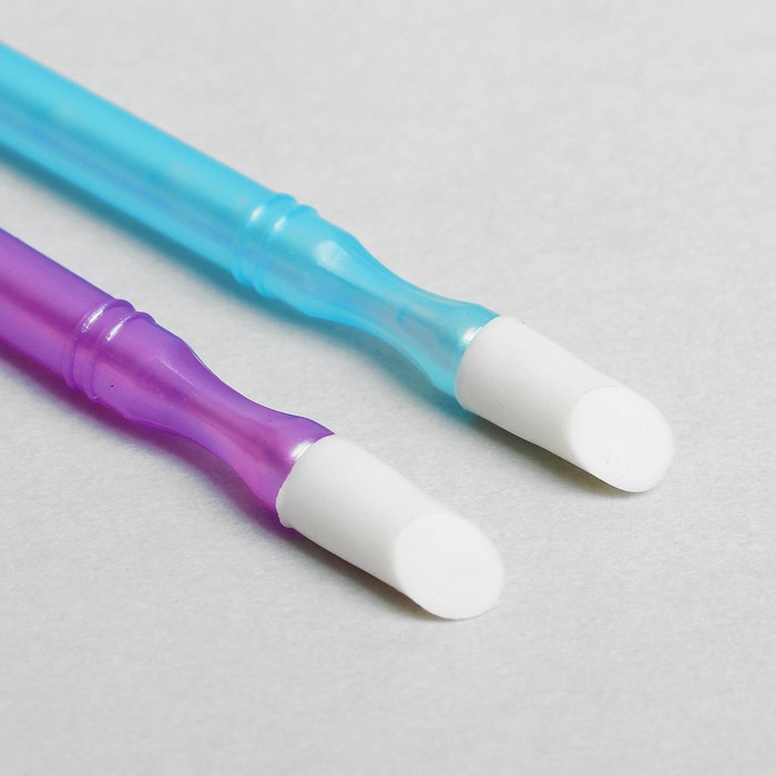 Пушер пластиковый, двусторонний, 11см, 2шт, цвет МИКС