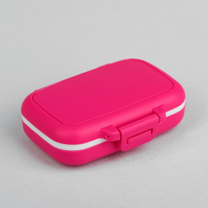 Таблетница, 3 секции, цвет МИКС