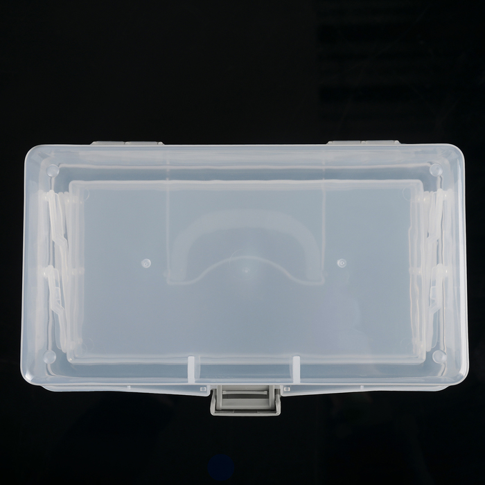 Бокс для хранения с раскладывающимися полочками, цвет МИКС