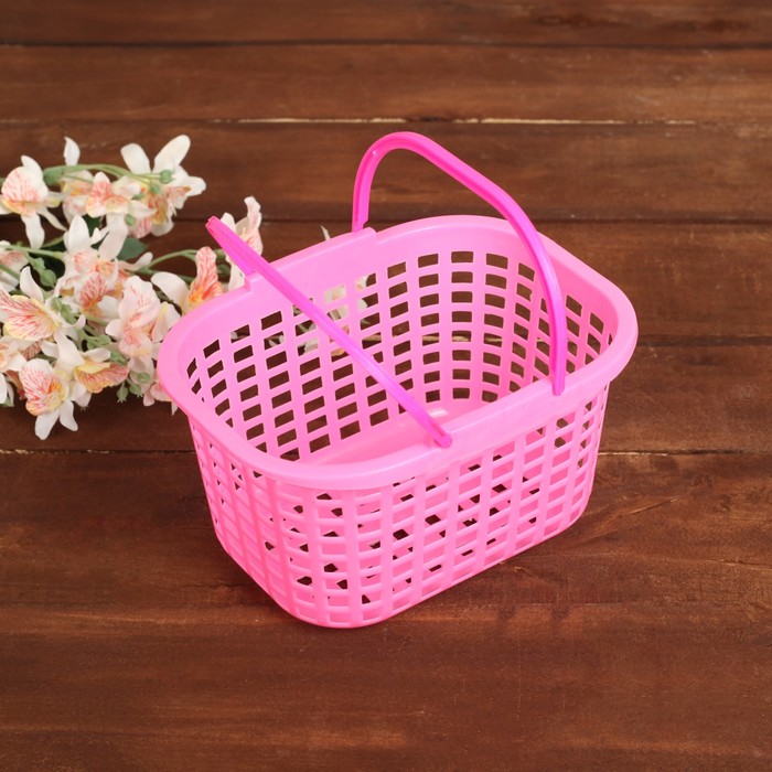 Корзина для хранения с ручками "Палитра", цвет МИКС