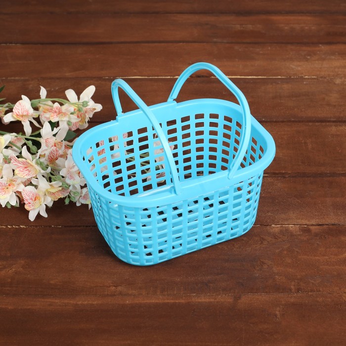 Корзина для хранения с ручками "Палитра", цвет МИКС