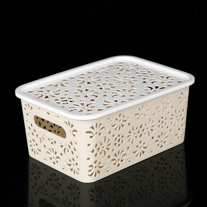 Корзина для хранения "Узор", цвет МИКС