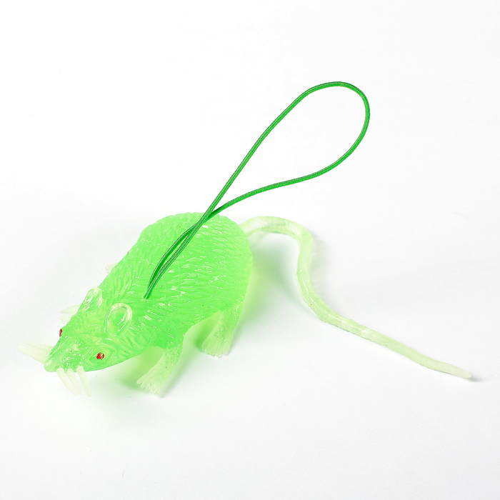 Декор в траву светящийся "Мышь" 3*8*2 см