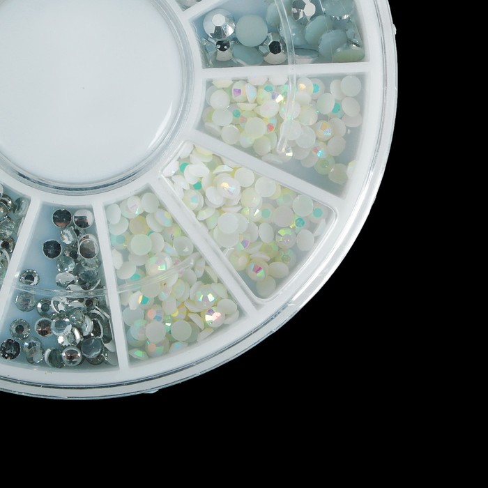 Стразы для декора ногтей, 2-3мм, разноцветный