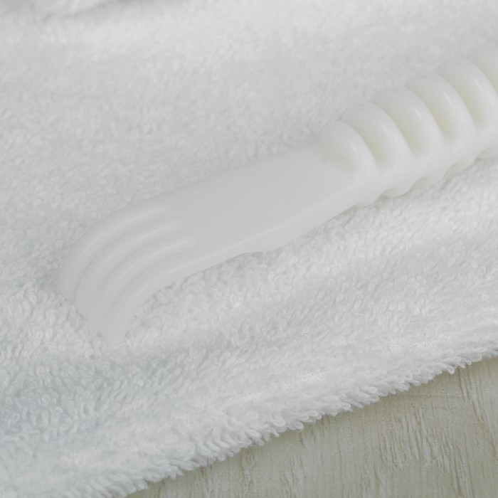 Массажёр-чесалка "Шар", цвет белый/голубой