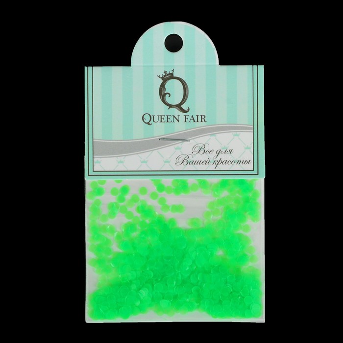 Камифубуки для декора ногтей, 2,5мм, цвет неоновый зелёный