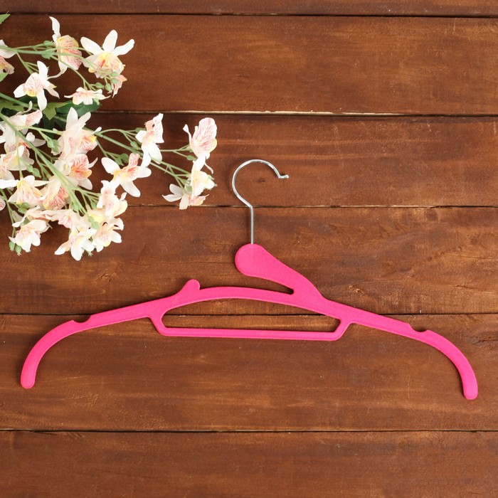 Вешалка-плечики 41х23 см, цвет МИКС