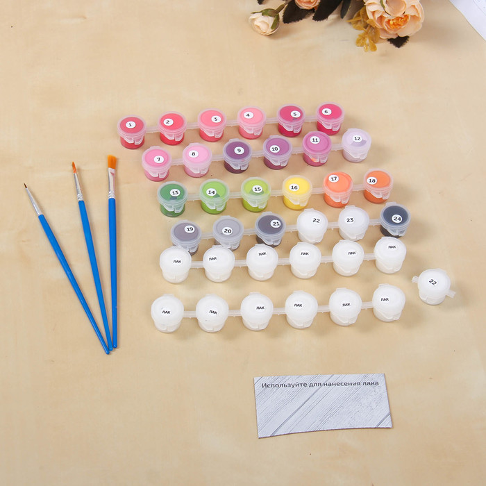 Арт по дереву "Букет гербер"