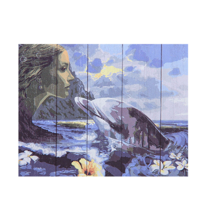 Арт по дереву "Морская идилия"