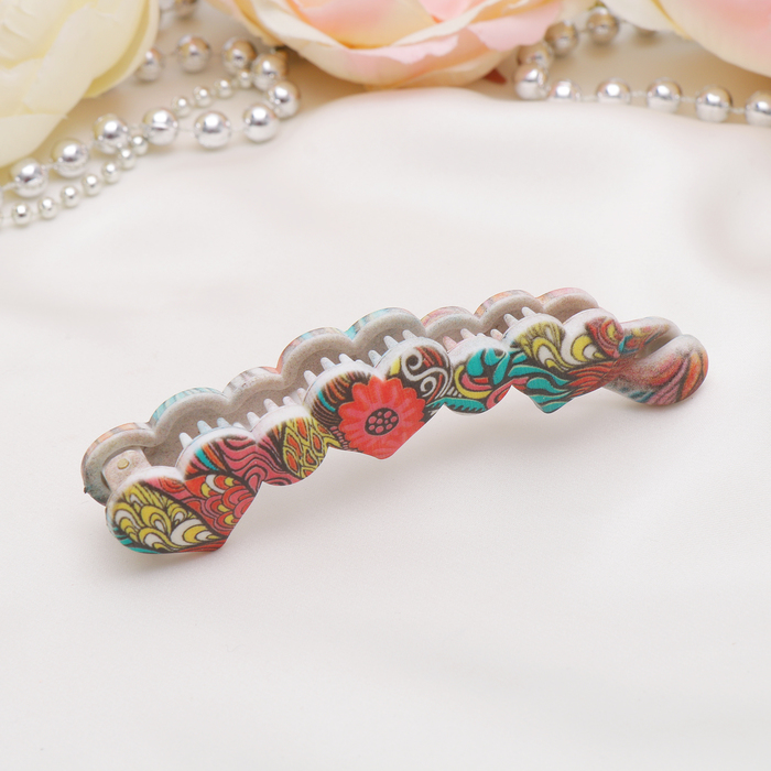 Банан для волос "Оливия" 10,5 см, сердце