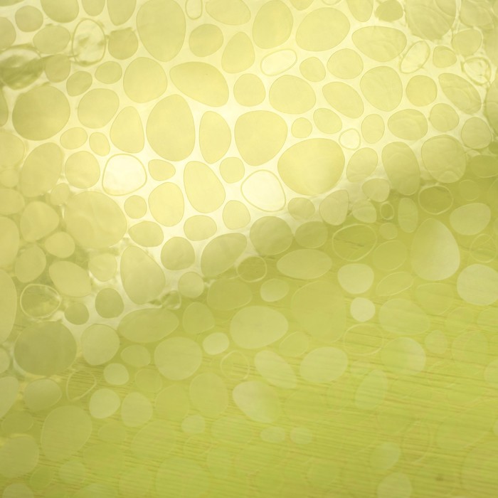 Коврик противоскользящий "Пузыри" 30х90 см, цвет зелёный