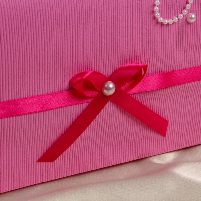 Коробка для денег «Айро», ярко-розовая, неразборная