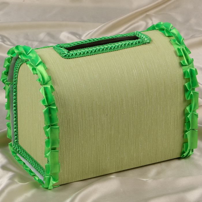 Коробка для денег №2 салатовая, разборная