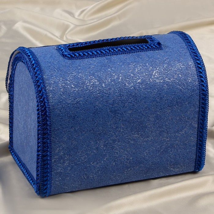 Коробка для денег №2 синяя, разборная