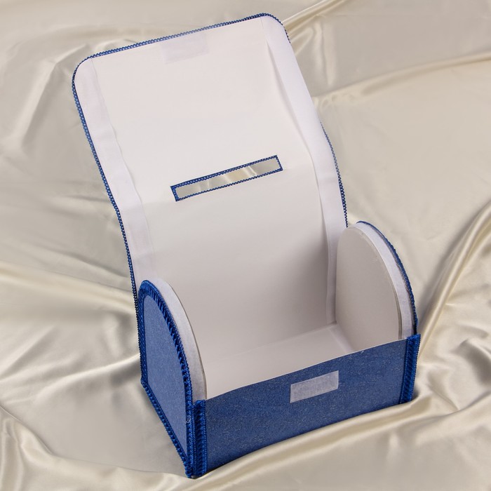 Коробка для денег №2 синяя, разборная