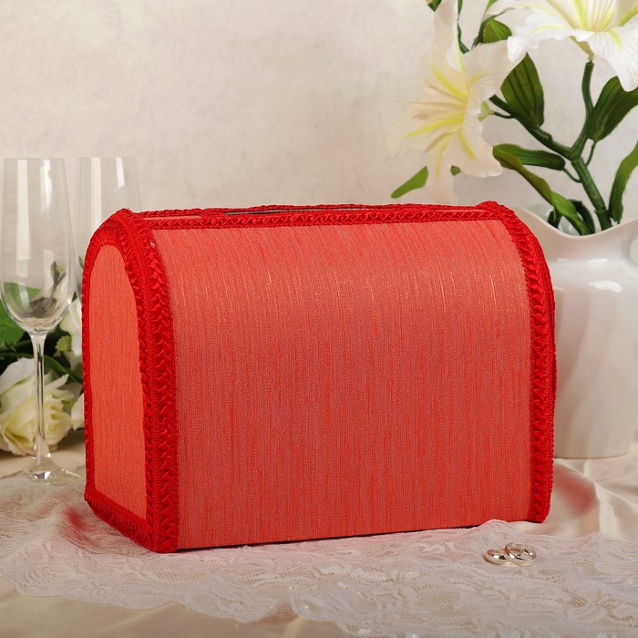 Коробка для денег №2 красная, разборная