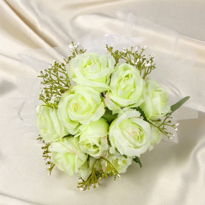 Букет для невесты «Роза», белый