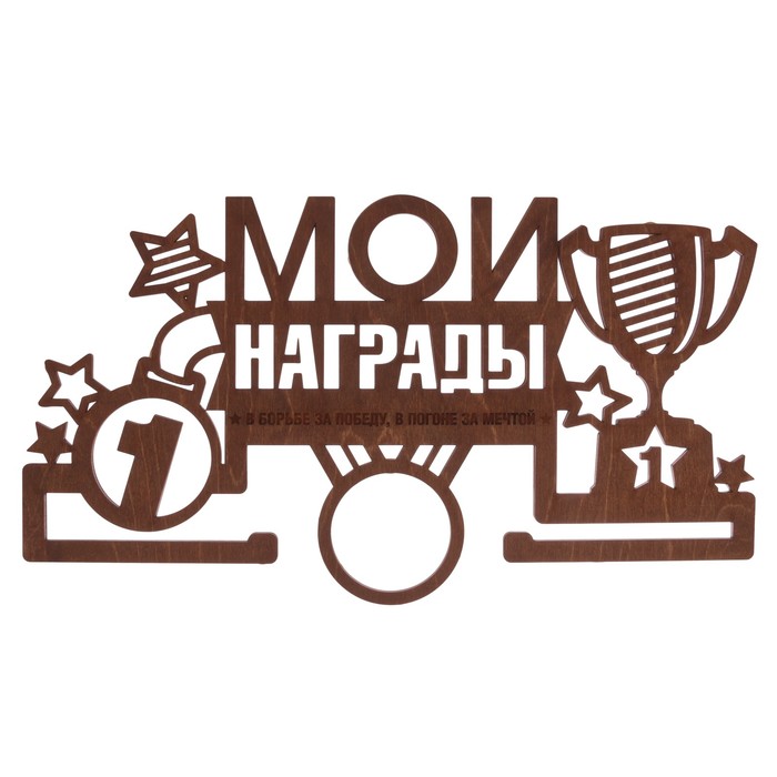 Медальница "Мои награды" В борьбе за победу, в погоне за мечтой.