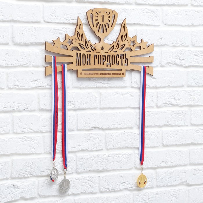 Медальница "Моя гордость" Побеждает тот, кто победил сам себя.