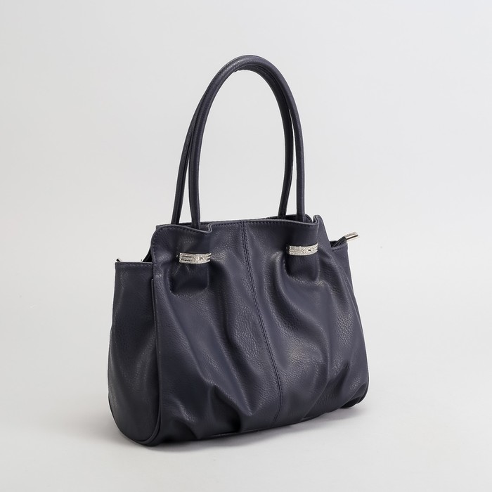 Сумка женская, отдел на молнии, наружный карман, цвет чёрный