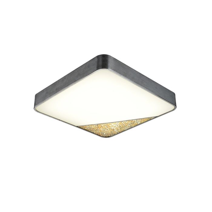 Люстра потолочная " FREDRIKA" LED 4200K, 1x80W черный 60x60x10см