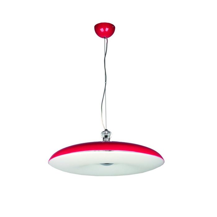 Люстра подвес "Микалина" T5, 1x55W красный 60x60x130см