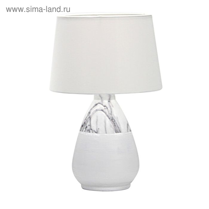 Настольная лампа «Элзбета», E27, 1×60W белый 28x28x43 см
