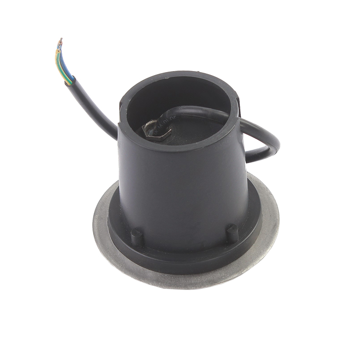 Светильник встраиваемый светодиодный грунтовый Luazon 3 Вт, d=90 мм, IP65, 220В, СИНИЙ